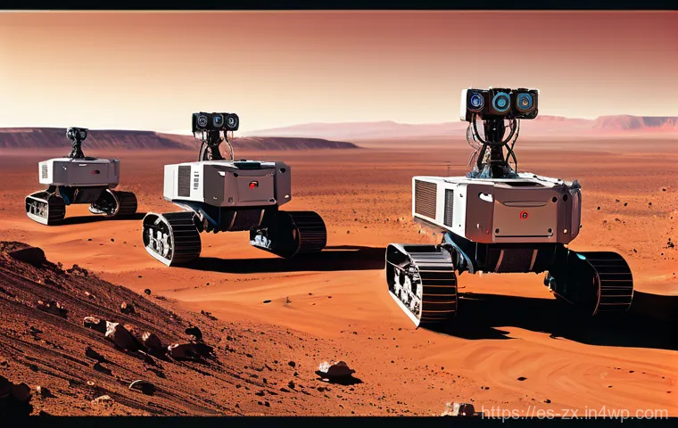화성 이주 시 필요한 기술 목록 - **Prompt:** Inside a high-tech Martian greenhouse, a bountiful hydroponic farm flourishes under spec...